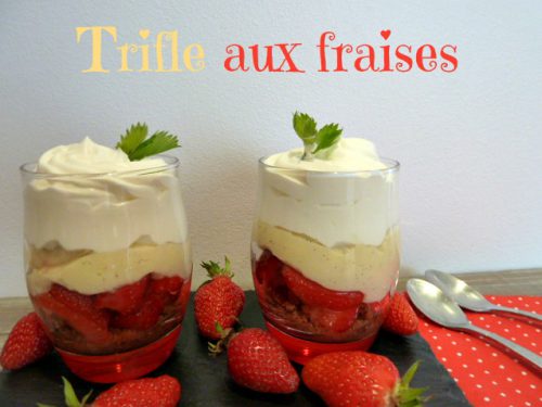 trifle aux fraises