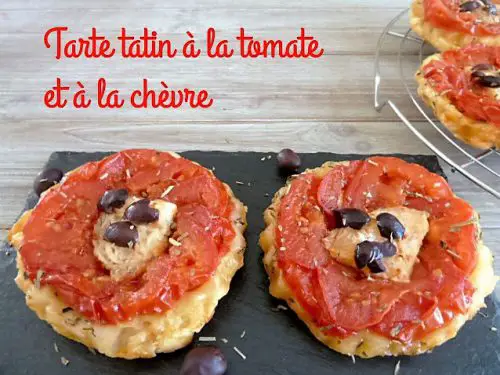 tarte tatin tomate chèvre