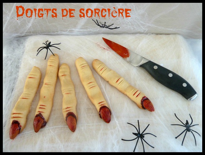 Doigts de sorcière pour Halloween