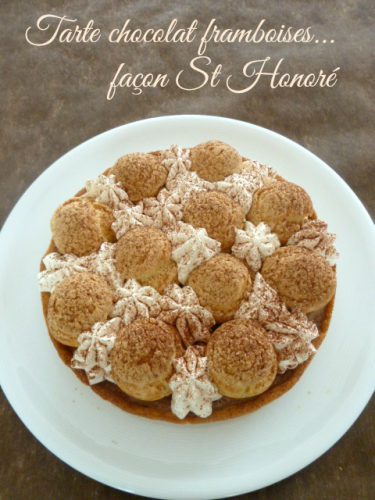 tarte chocolat framboise