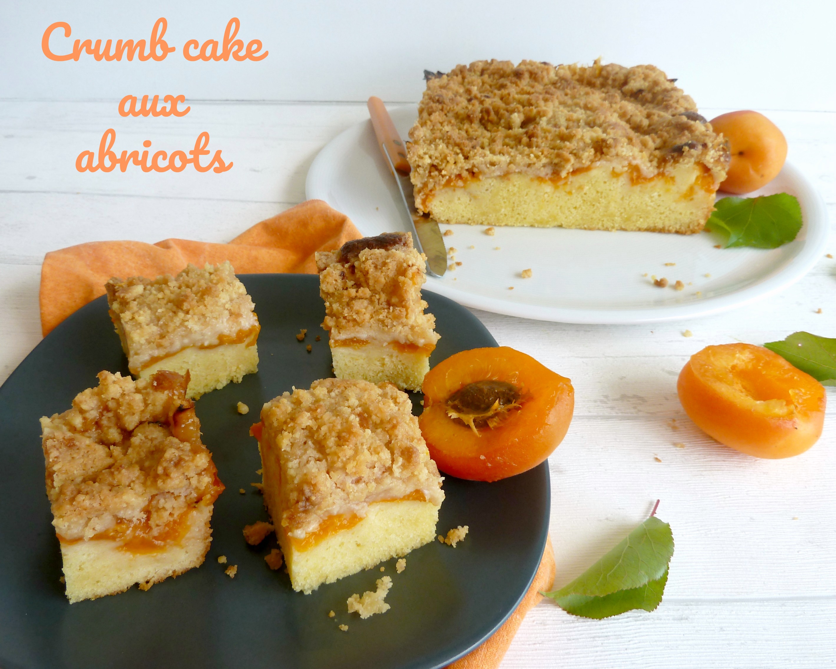 crumb cake aux abricots