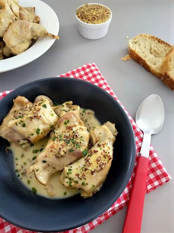 lapin à la moutarde