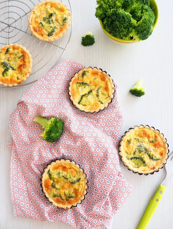 Quiche au thon et au brocoli