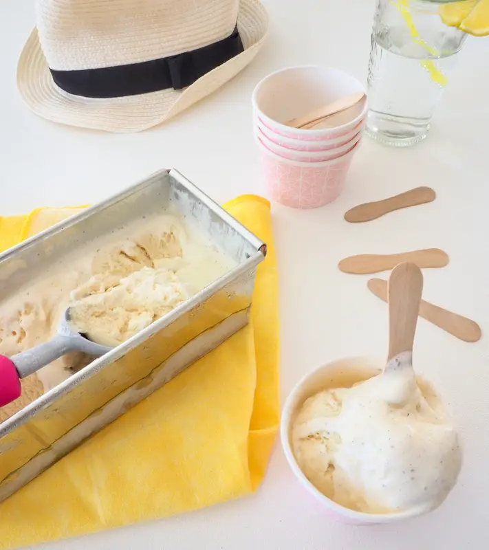 glace vanille crémeuse