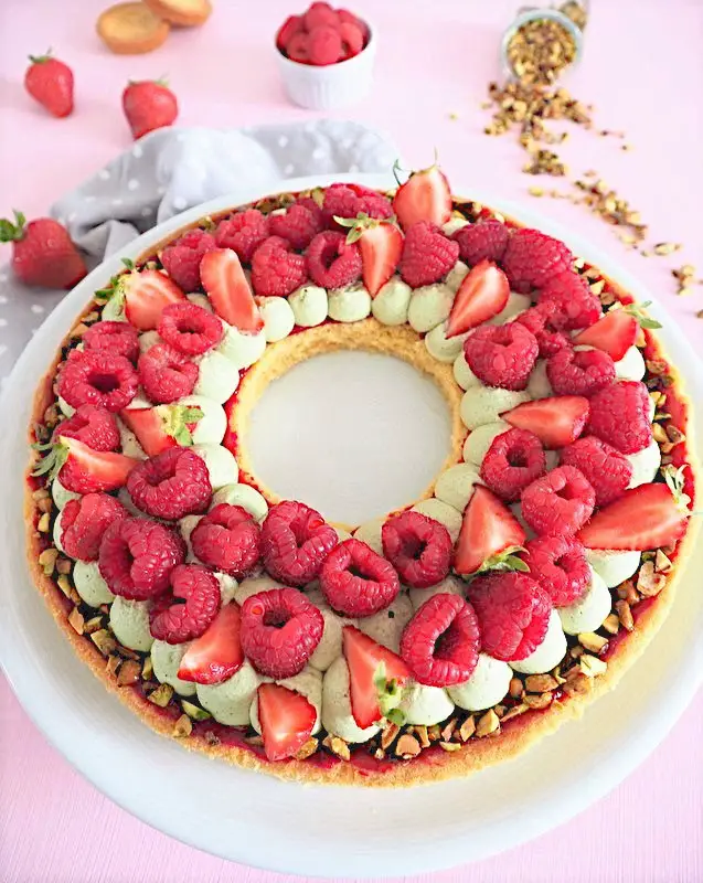 Tarte Aux Framboises Et Pistache Les Petits Secrets De Lolo