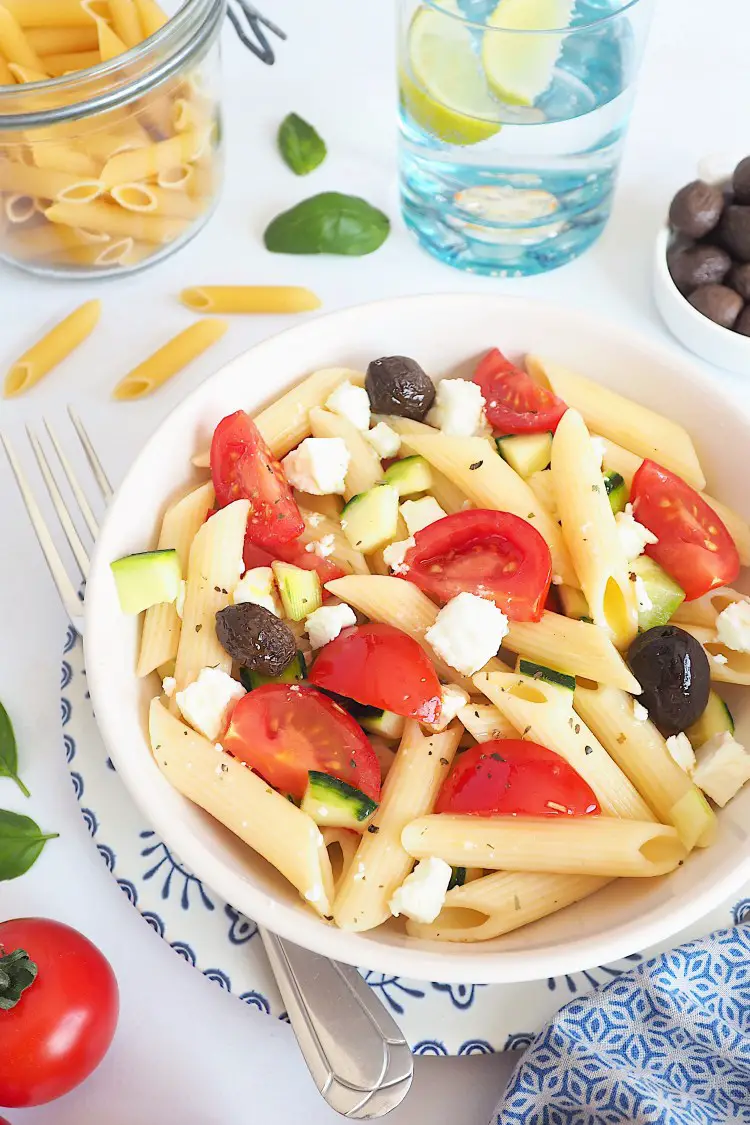 salade de pâtes à la grecque