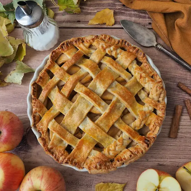Tourte aux pommes façon apple pie