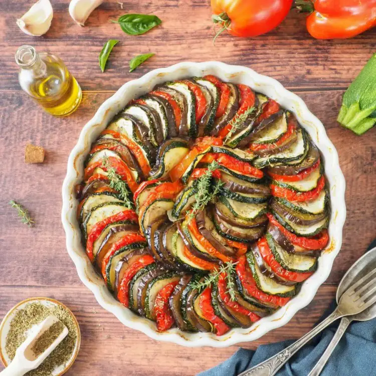 Tian de légumes comme en Provence