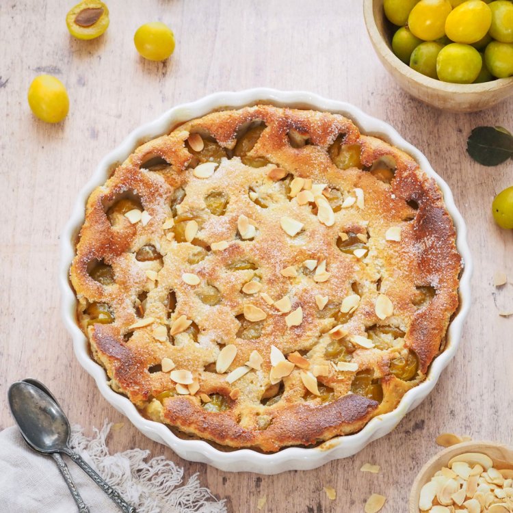 recette facile du clafoutis aux mirabelles